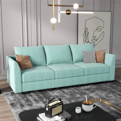 3 Seater Fabric Sectional Sofa