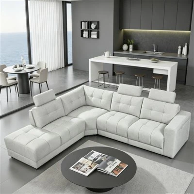 Large Size Fabric Living Room Sofa