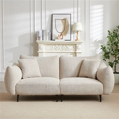 Neutral Color Minimalist Sofa