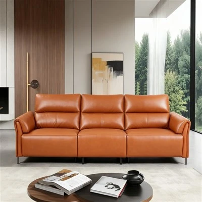 Visitor Area Leather Office Sofa
